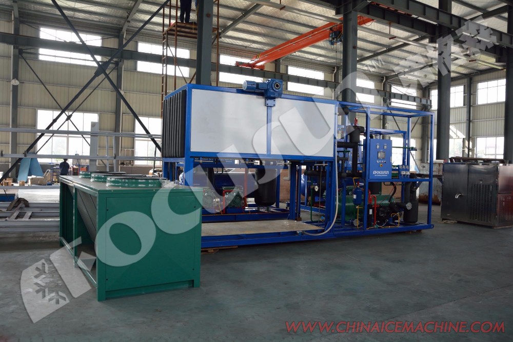 20000kg Ice Storage Capacity Industrial Ice Block Machine with Pump Core Components