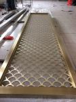 Mirror Rose Gold Metal Screens For Hotels/Villa/Lobby/Shopping Mall