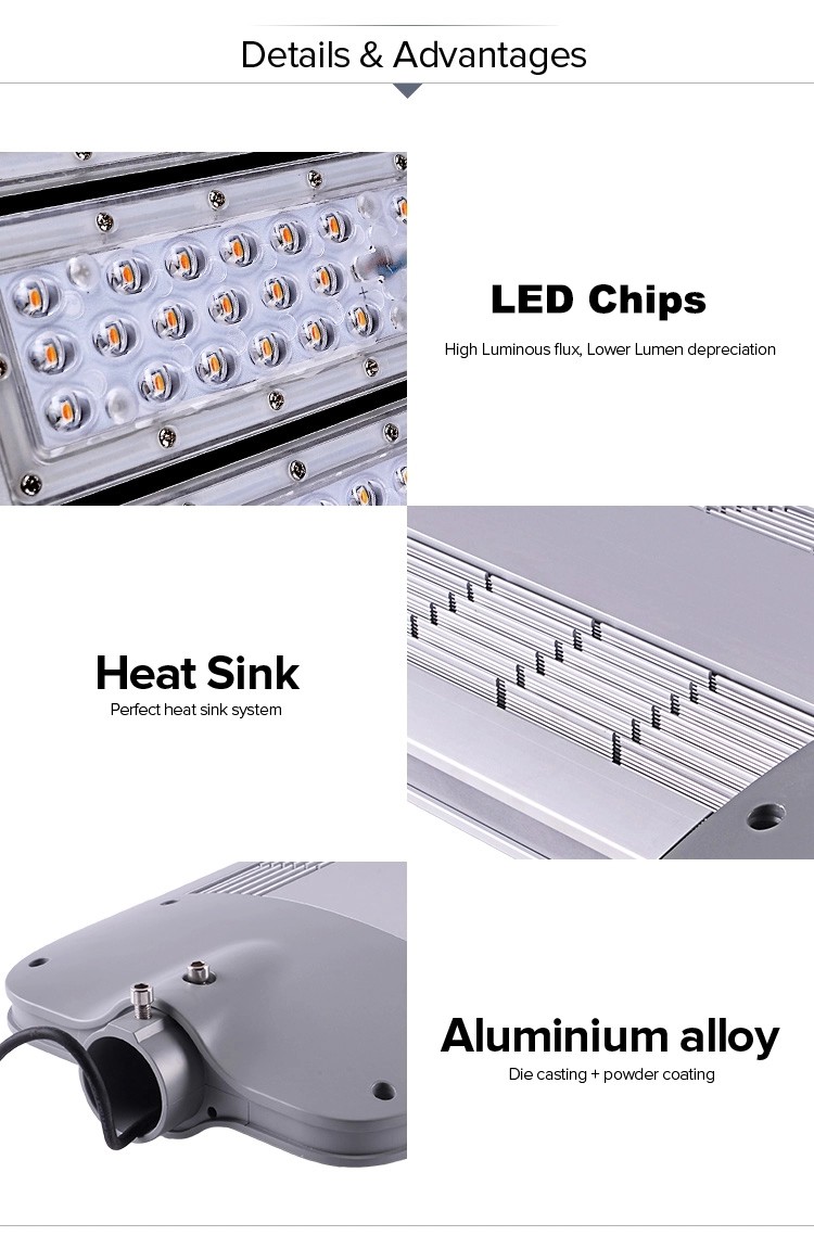 High Lumen 80w LED Street Light Module Design Energy Saving Easy Install