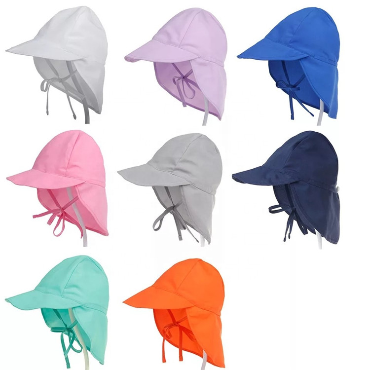 Boys Sun Protection 46cm Beach Fishing Cap Sublimation Pattern