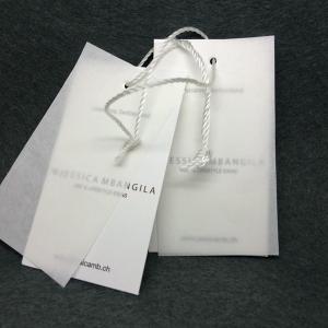 China custom label garments hangtag printing for fashion design t-shirt hangtag wholesale