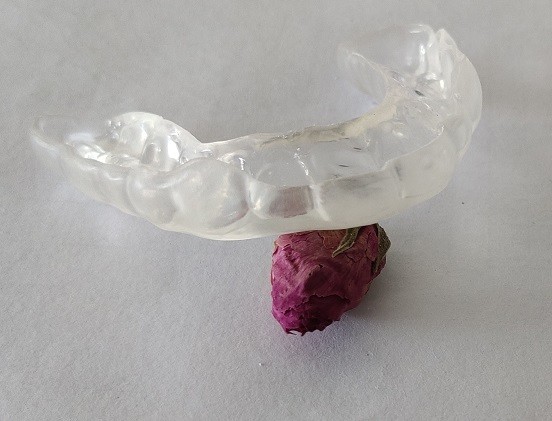 Esthetics Lower Arch Mouth Piece For Teeth Clenching