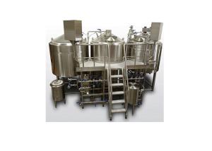 China 3 Vessel Small Commercial Brewing Equipment 1 Year Warranty ISO / CE Certification wholesale