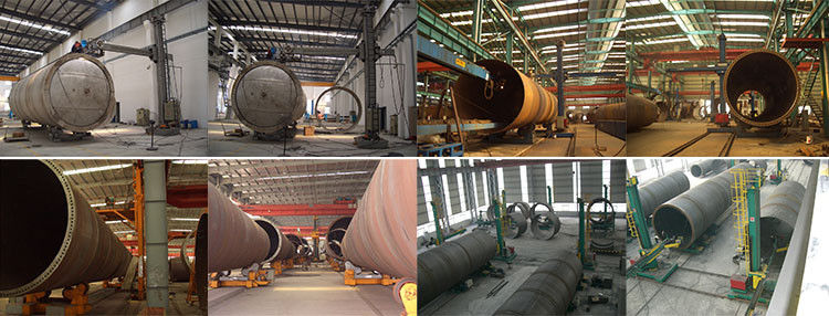 Motorized Rotation Heavy Duty Automatic Welding Machines Manipulators With Welding Rollers