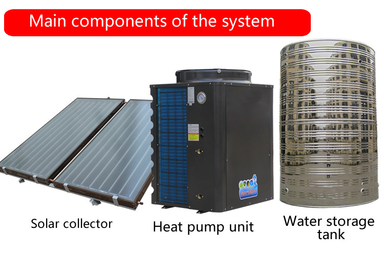 Intelligent Solar Thermal Hybrid Water Heater Non Pressurized Water Tank