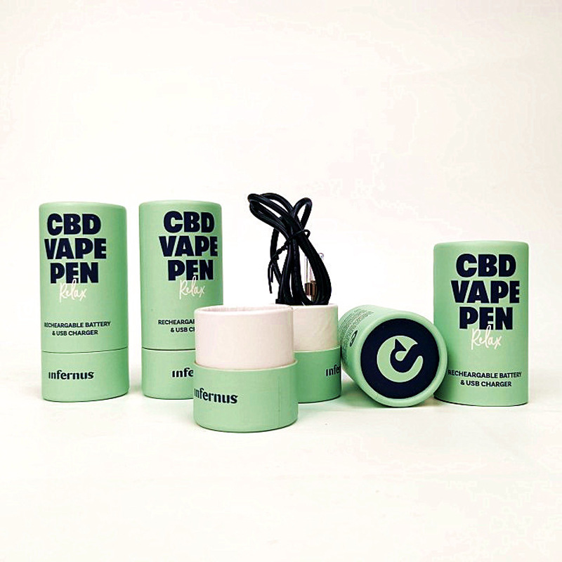 Ultraportable Cylinder Paper Tube Packaging For Food Multipurpose