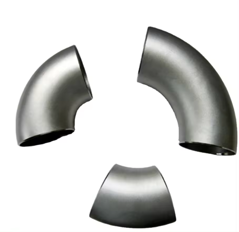 Customized Color Round Head Code 2205/2507 Duplex Stainless Steel Butt Welding LR/SR Elbow 90D/45D Fittings for Industrial