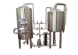 China Manual Control Pilot Beer Brewing System Stainless Steel SUS304 Electric Heating wholesale