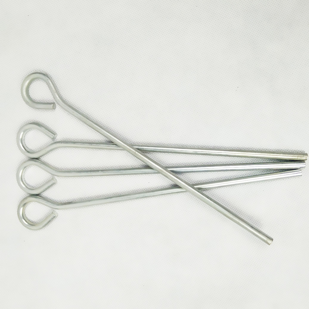 6.0MM thick steel pins galvanized surface good price outdoor Hardware
