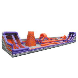 China Outdoor Kids Inflatable Bouncer Anti UV With Multi Obstacles TUV Approved wholesale