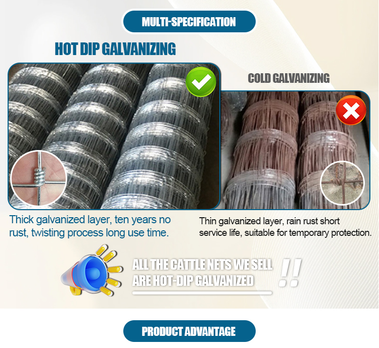 Sell High-Quality Good Price Cattle Grassland Farm Wire Mesh Fence Field Mesh Animal Breeding Grassland Fence