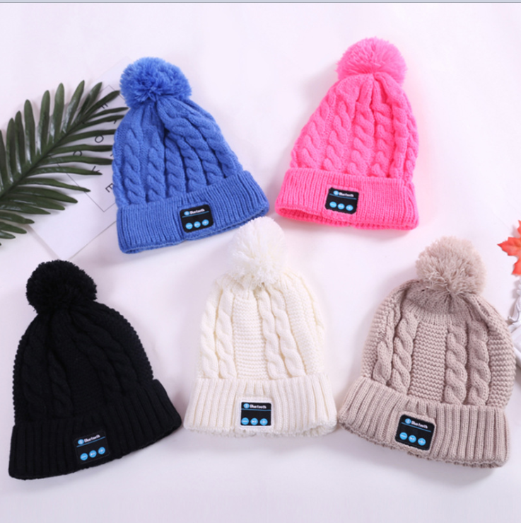 Fashion Bluetooth Beanie Cap , Camo Army Beanie Capp Mixed Color