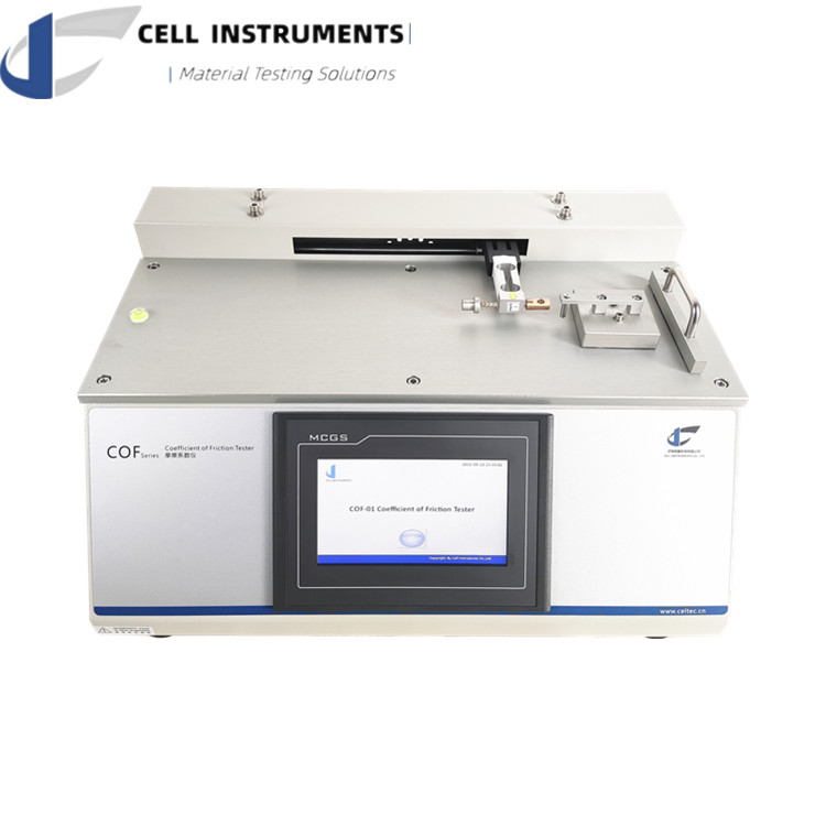 Cosmetic Packaging Coefficient Of Friction Tester Plastic Film Static And Kinetic COF Tester ASTM D1894