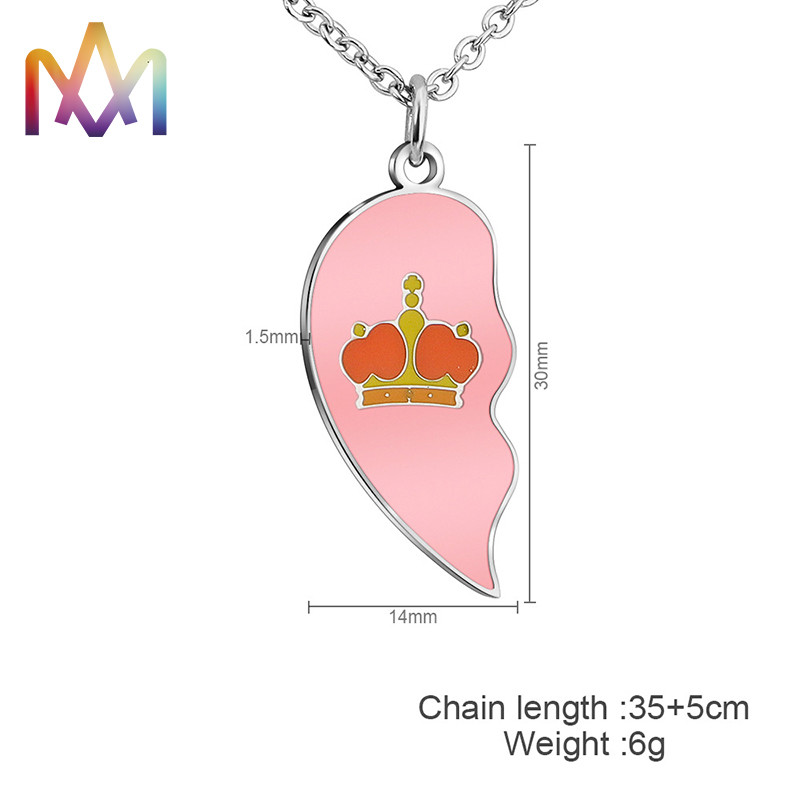 18K Gold Plated SS316L Love Jewelry Set With Heart Pendant