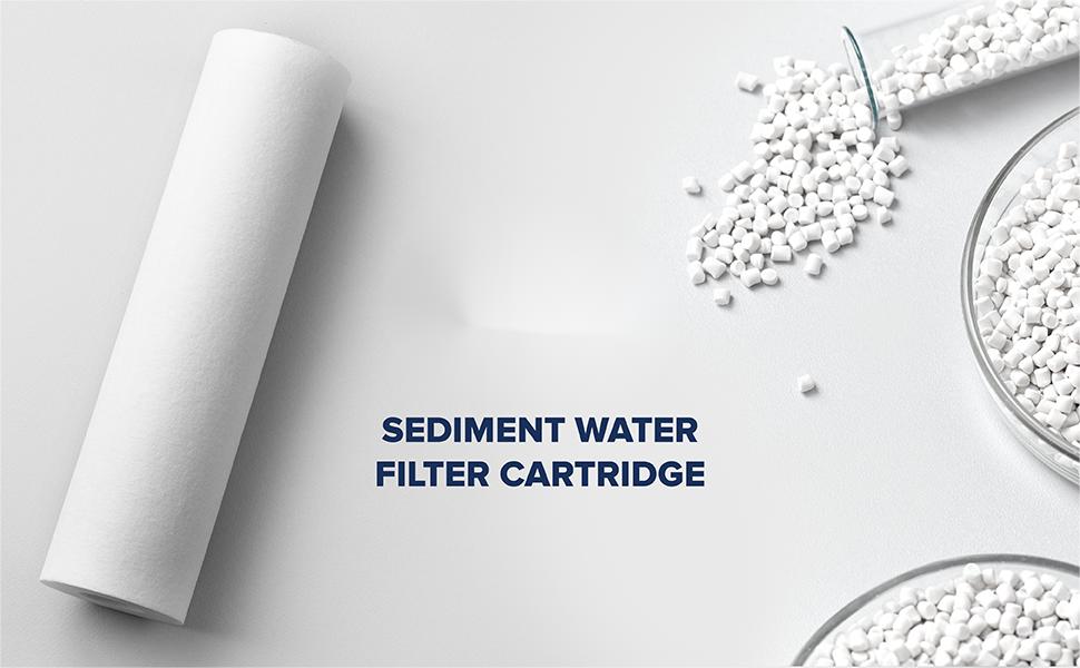 10 PP Micron Sediment Filter Cartridge 20" x 4.5" Big Blue Weight KG 1 kg and Durable