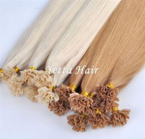 China Professional Pure Indian Pre Bonded Hair Extensions Tangle Shed Free wholesale