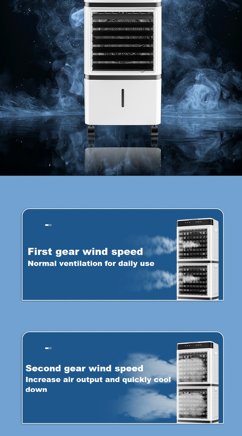 Indoor and Outdoor 14L Capacity Customized Air Cooler with Electric Power Source
