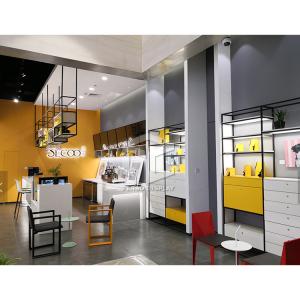 China 15mm Thick MDF Coffee Shop Display Electroplate Color Wood Veneer wholesale