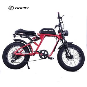 China Electric Bicycle GOMID 750W 48V 20 Inch E Bike Mountain Fat Tire Ebike With High Power Motor wholesale
