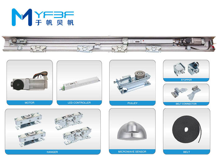 Flexible Automatic Sliding Door Operator DC 24V For Single / Double Leaf Door