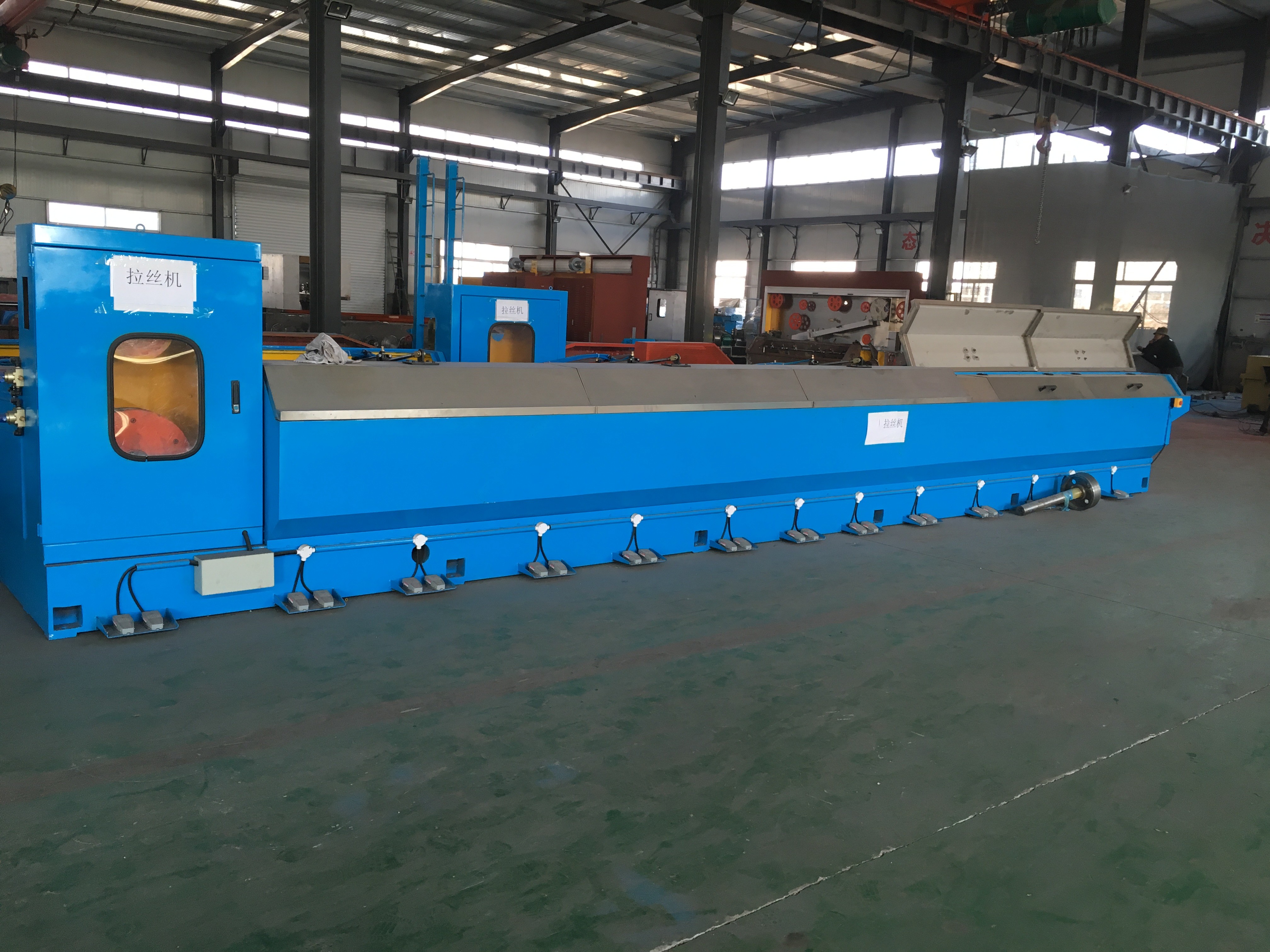 LHD450/13 High Performance Aluminum Rod Breakdown Machine -200KW Siemens Motor exporting to South Africa