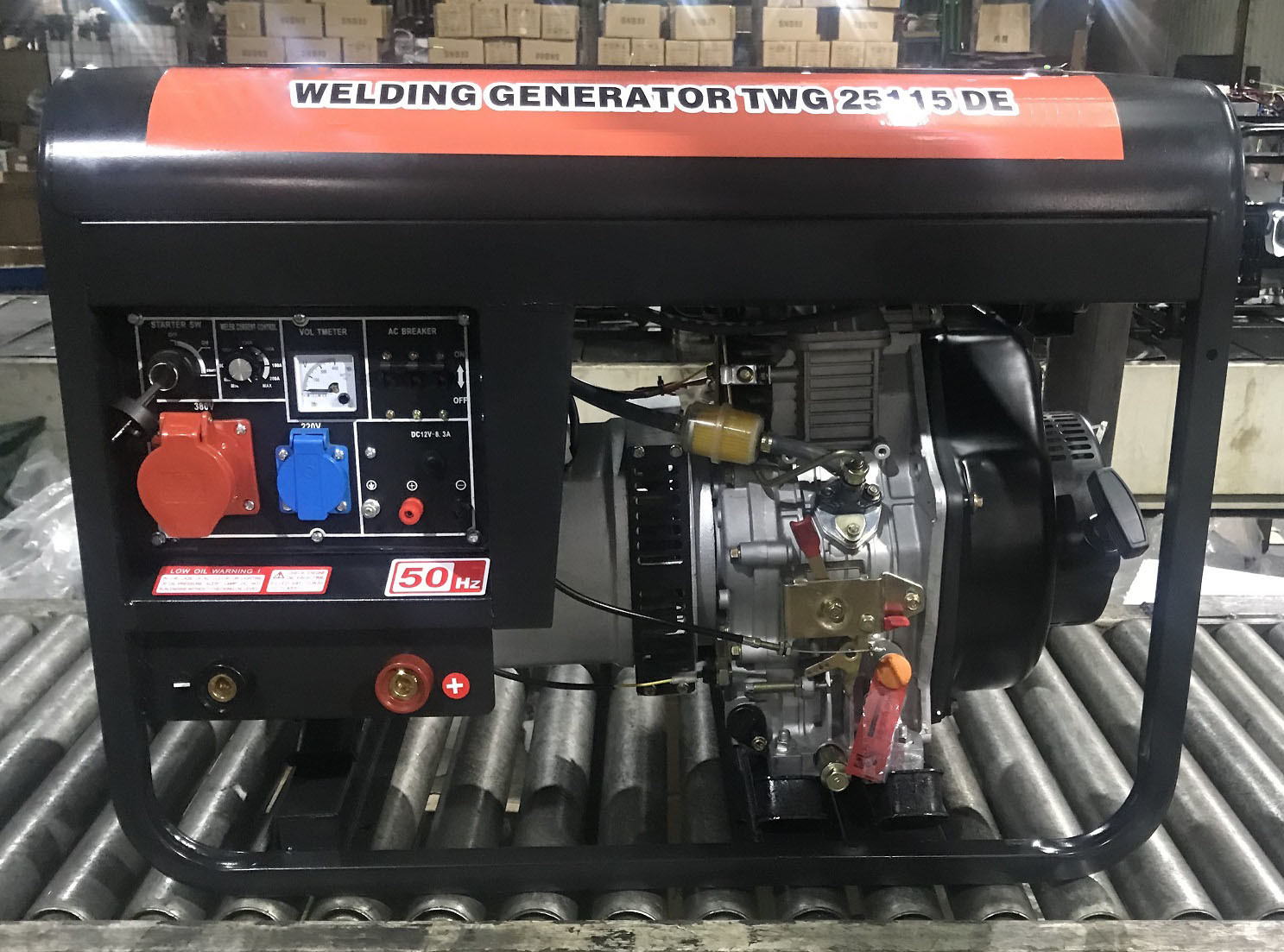 DC 220A ARC Welding Diesel Welder Generator Large Capacity Silent Muffler Design