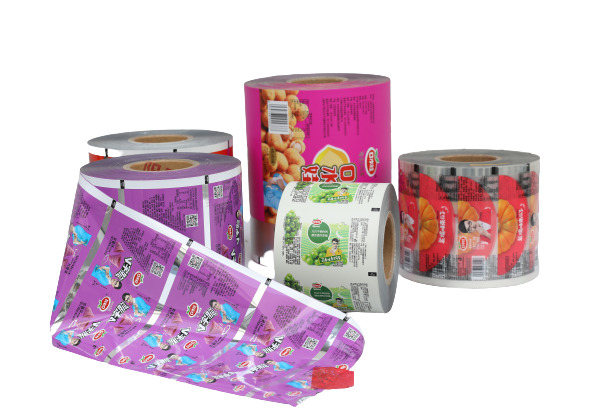 Moisture Proof Lamination Automatic Plastic Roll Film For Chips Snacks Packaging