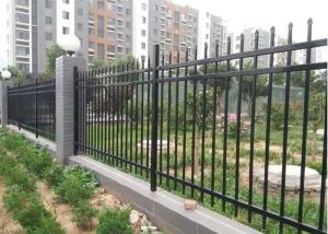 China Full Galvanization Tubular Steel Fence 65*65mm Metal Rod Fence wholesale