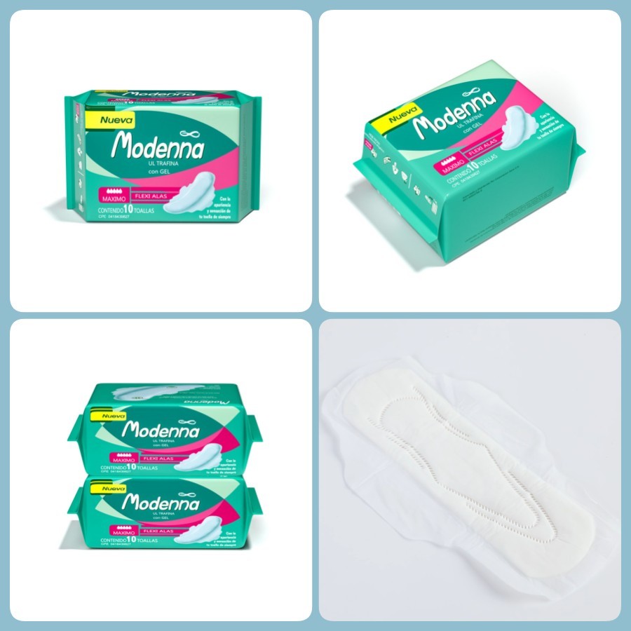 Organic Ladies Disposable Sanitary Pads Customized Sanitary Napkins With Wings