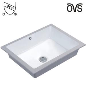 China Simple Yet Elegant Commercial Undermount Wash Basin For Washroom wholesale