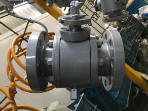 China Anti Static Side Entry Trunnion Type Ball Valve wholesale