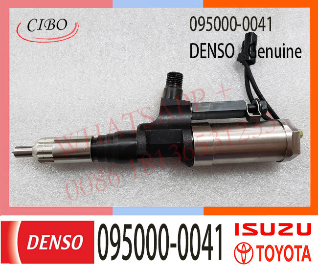 095000-0041 DENSO Diesel Fuel Injector /Neutral and new 095000-0041 095000-004 09500000040 Isuzu 4hk1 High Quality