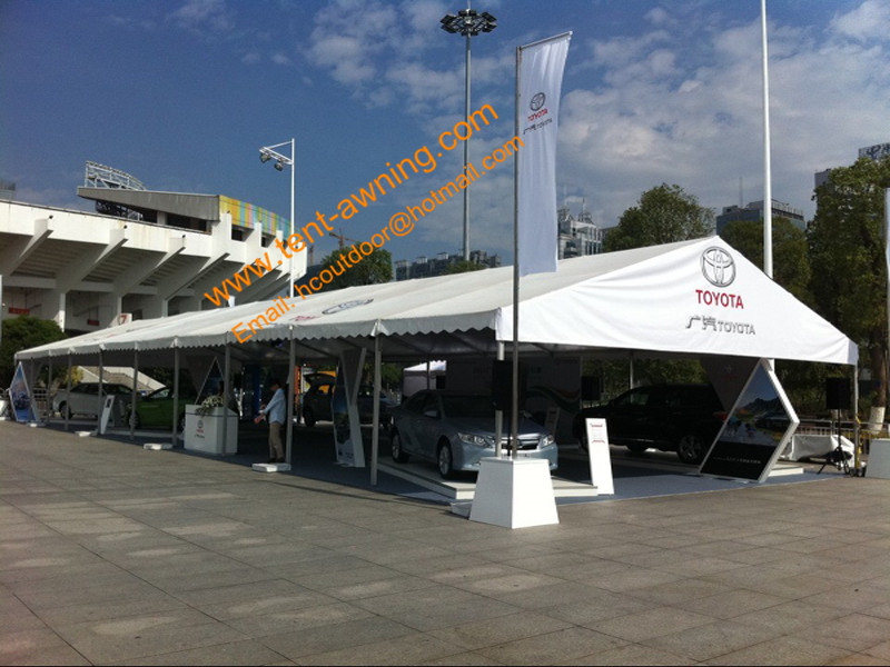 Trade Show Promotional Tents Aluminum Framework and Waterproof PVC Roof Marquee