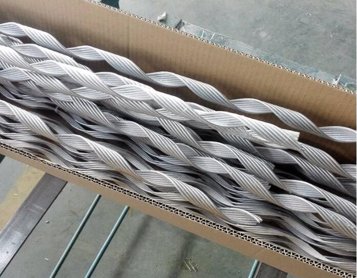 Overhead Line Preformed Armor Rods , FTTH Fiber Optic ADSS Suspension Clamp