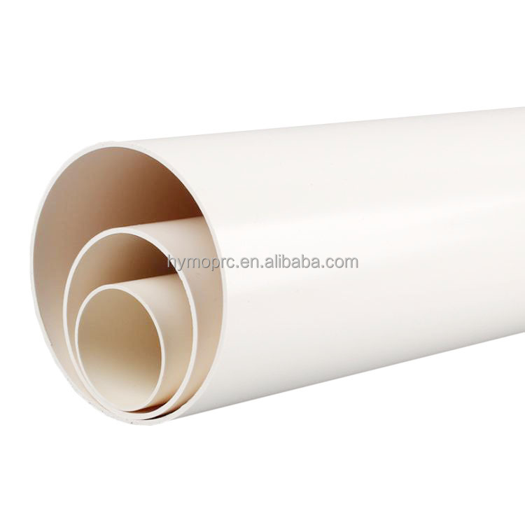 ASTM/DIN/ASNZ/JIS Standard 1/2"-12" White Color PVC Pipe for Central Vacuum Cleaners