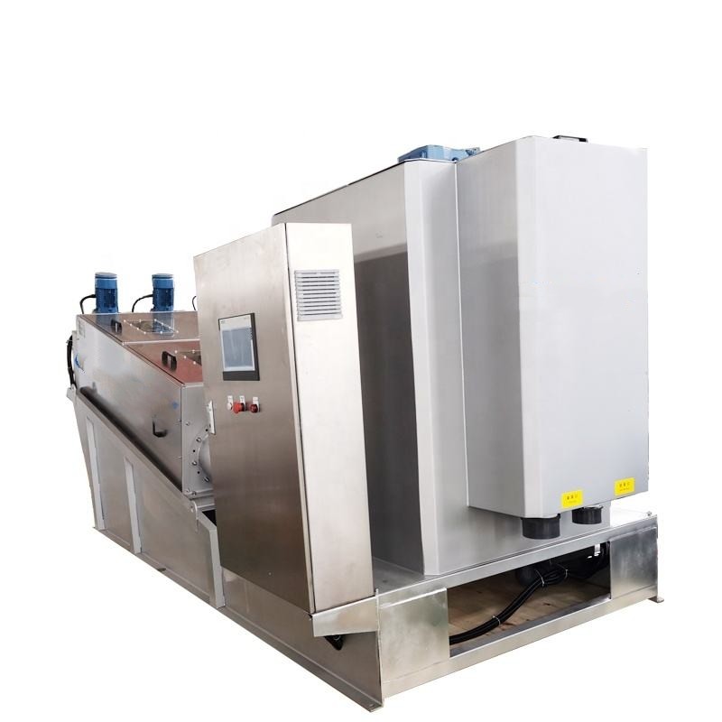 Multi Plate Sludge Dewatering Machine Screw Press And Automatic SS304/SS316L 2510*900*1300