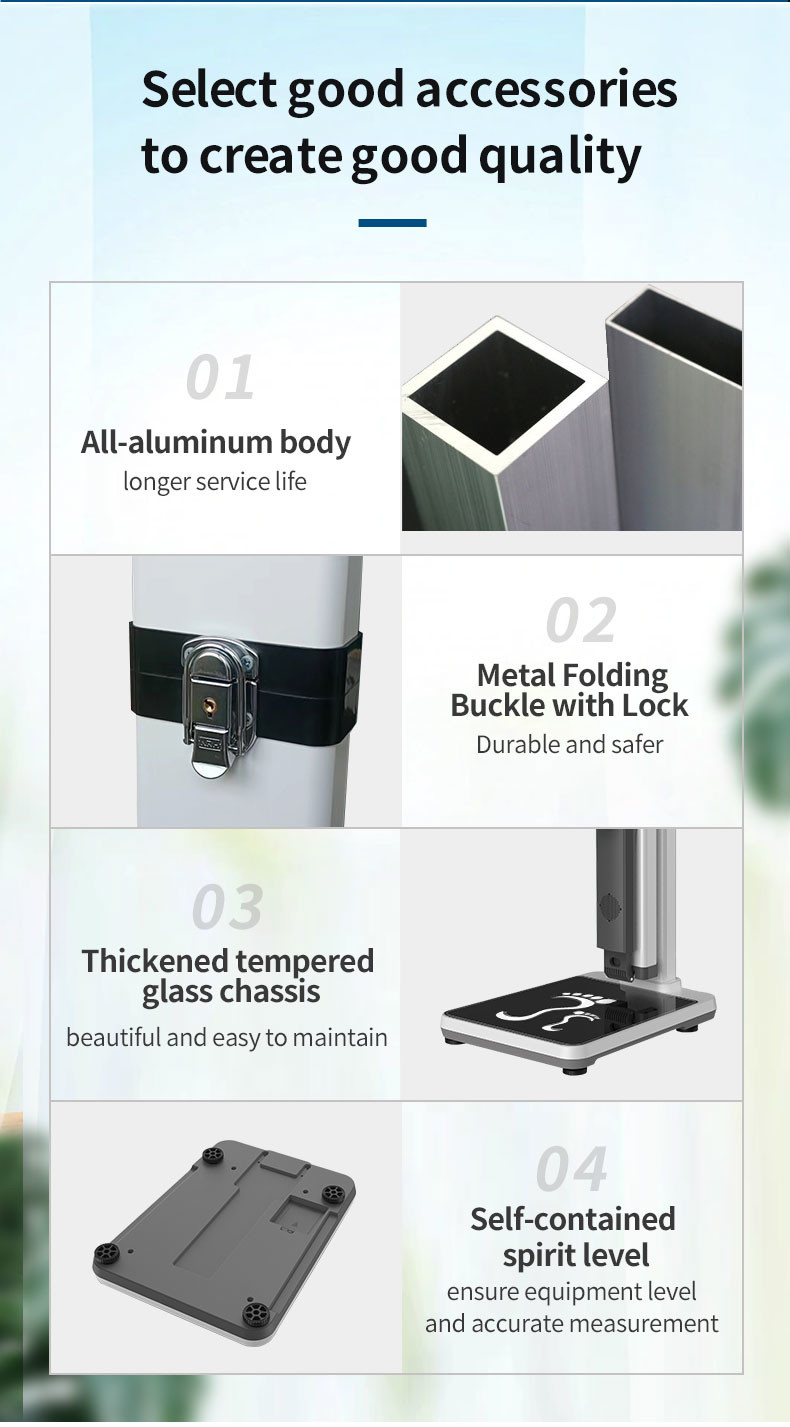 Ultrasonic Smart Body Fat Measuring Scale Height Weight Balance Vending Machine