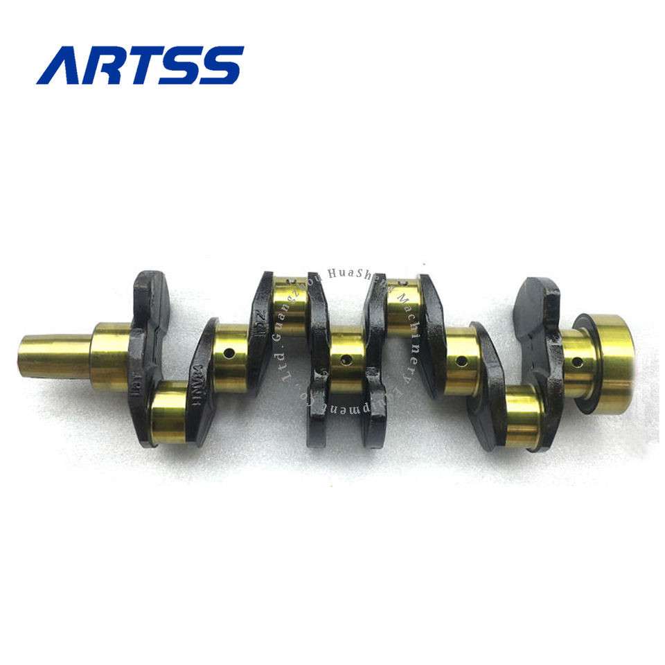 129900-21000 4TNE94 4TNE98 Casting Iron Crankshaft For Forklift Spare Parts