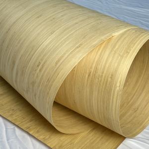China 250x43cm Light Bamboo Wood Veneer Practical Thickened Unfinished wholesale