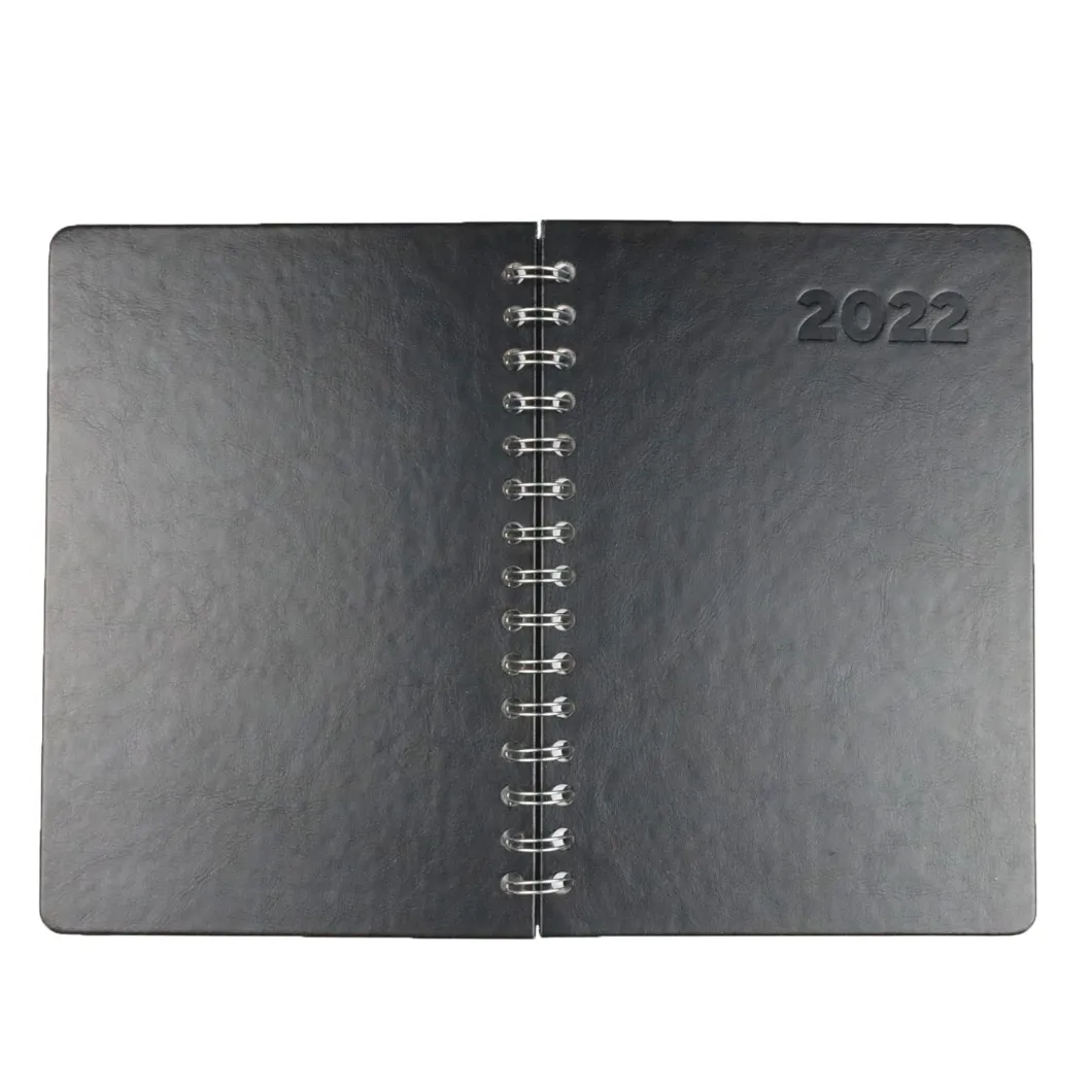 Advance Planning PU Hard Cover Spiral Journal Notebook Monthly Planner