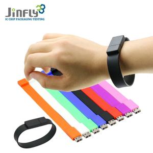 China Laser Engraving Bracelet Usb Flash Drive Portable 64gb 128gb wholesale