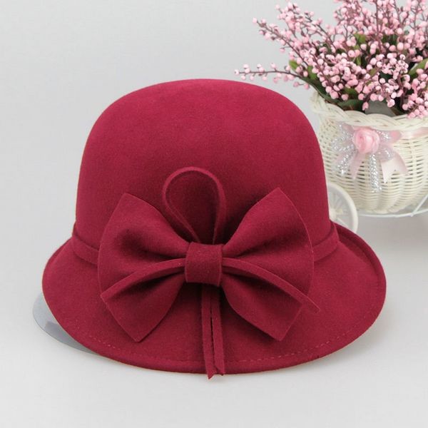 0352 wool felt coffee ladies hats for women,Shopping online hats and caps