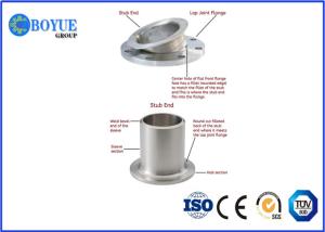China ASME B16.5 Lap Joint Flange , Duplex Stainless Steel 316L Stub End Flange wholesale