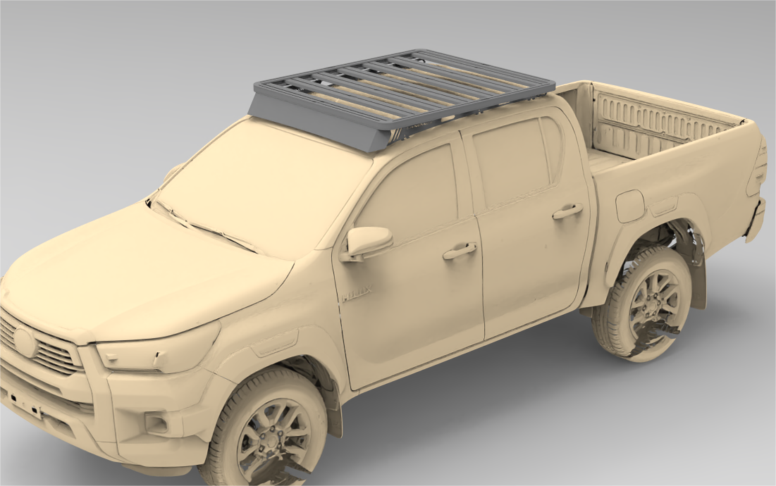 Customized Jeep JK Car Roof Rack Aluminum Alloy Roof Rail Rack