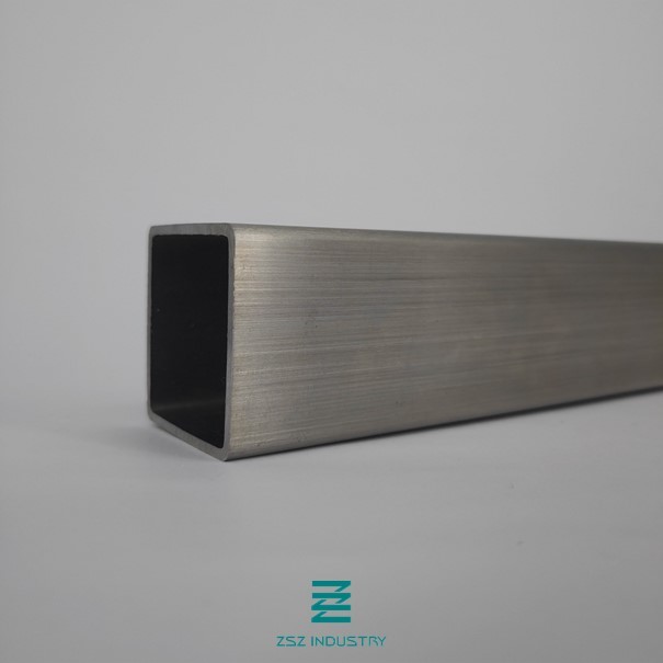 Satin Polished Steel Railing Square Pipe Corrosion Resistance 40x40mm X T2.0mm