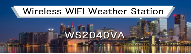 Digital Weather Station With Wireless Outdoor Sensor Black And Silver Wind Speed Range 0-50m/S
