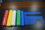 Colorful Lightweight Disposable Polyethylene Aprons For Haircut / Hospitals
