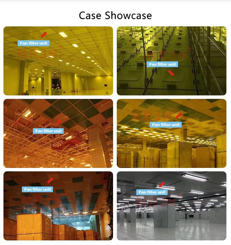 BFU Bottom-Access FFU | Extra-Large HEPA Airflow System for ISO 4-8 Cleanrooms | Tool-Free Filter Change & Ultra-Low Vibration