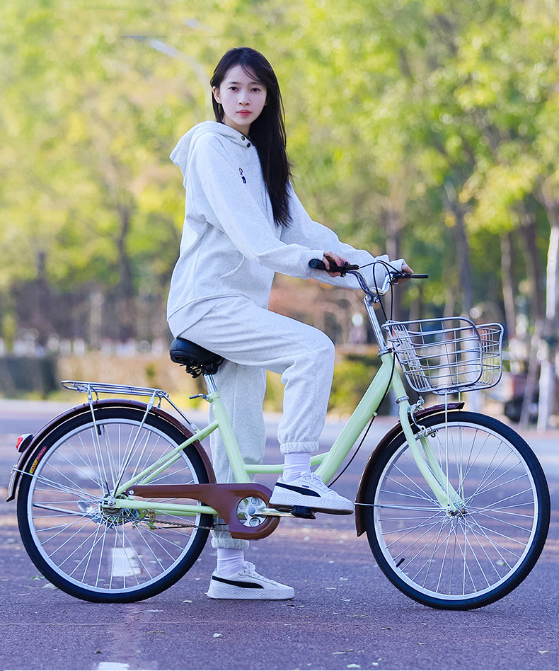 Ordinary Pedal Alloy Frame City Bike Hard Frame Non-rear Damper with 26 Inch