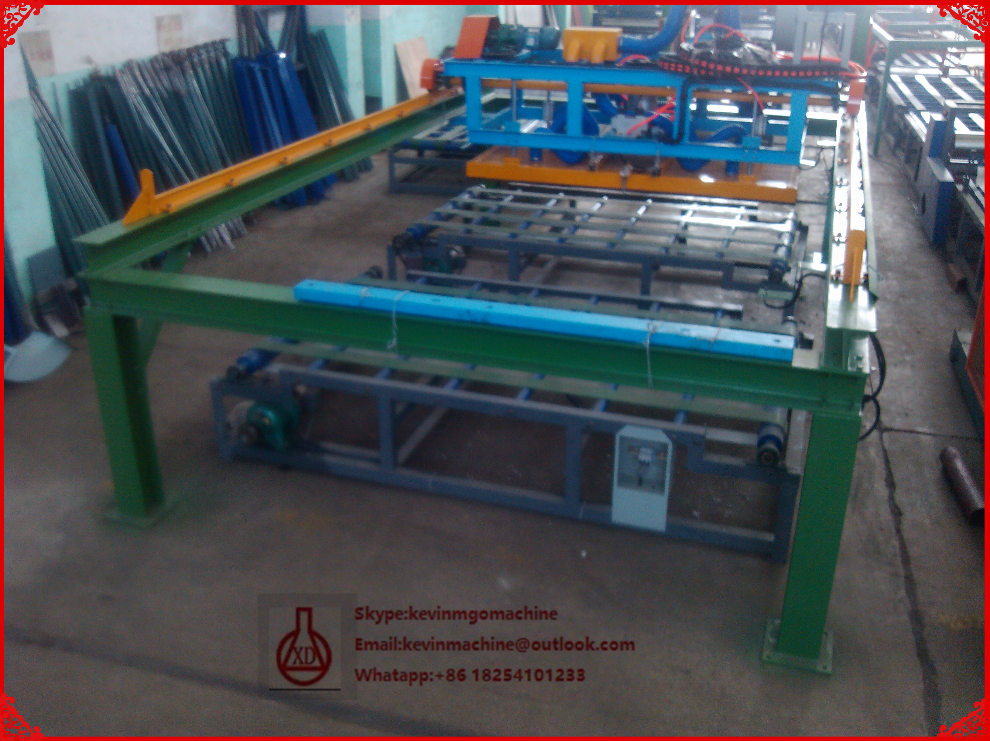 Grade A Fire Resistant Magnesium Oxide Board Production Line with Surface Treatment